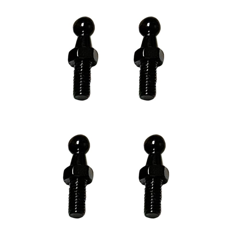Qty (4) Ball Studs 10mm M8 X 1.25 Thread for Automotive Lift Supports